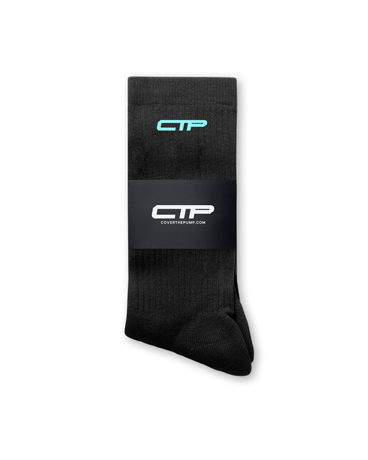 CTP "GOKU" AQUA SOCKS IN BLACK