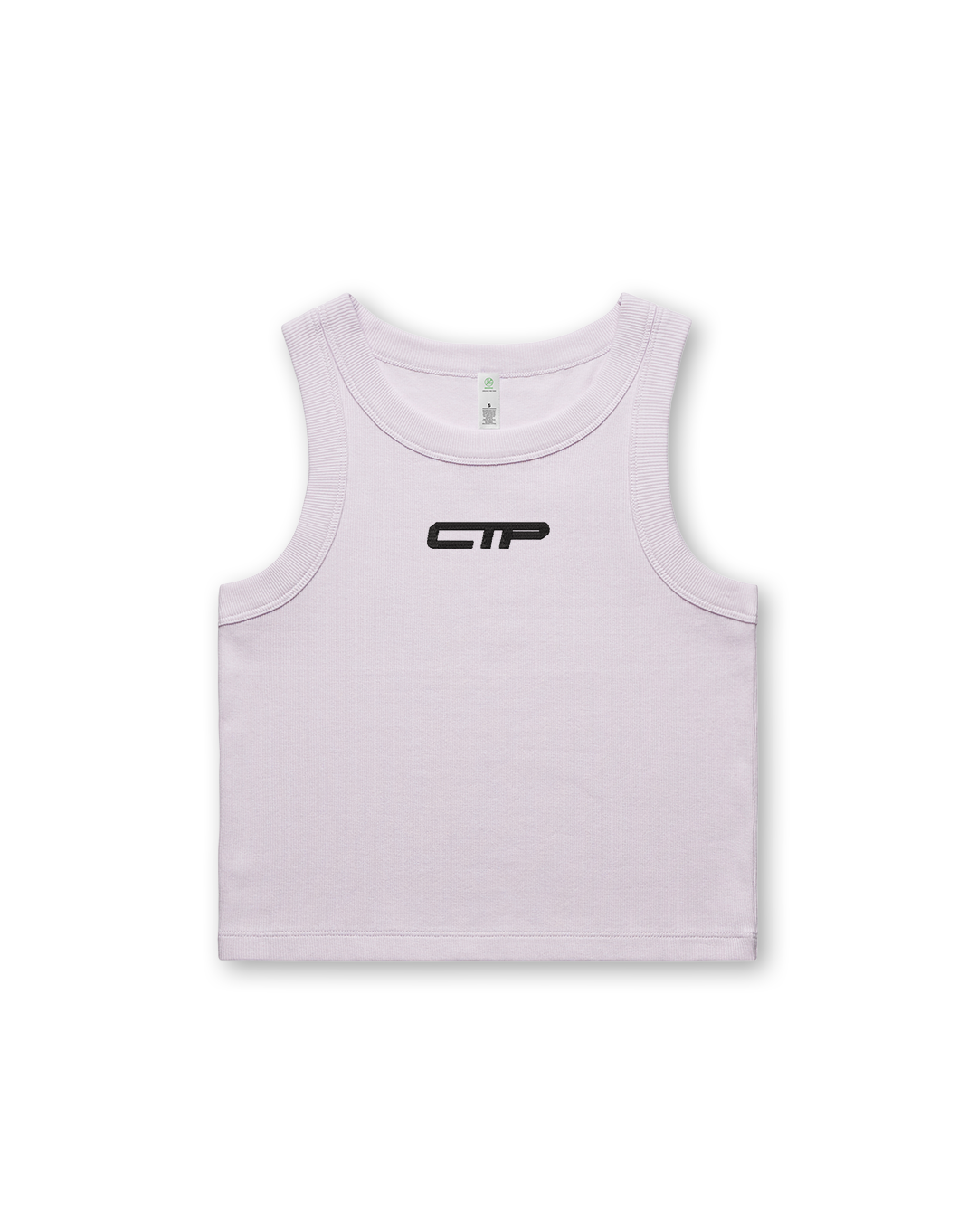 RIB CROP TANK IN ORCHID MIST