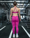 CTP “ECLIPSE” SEAMLESS SCRUNCH LEGGINGS IN ROSA COVERTHEPUMP