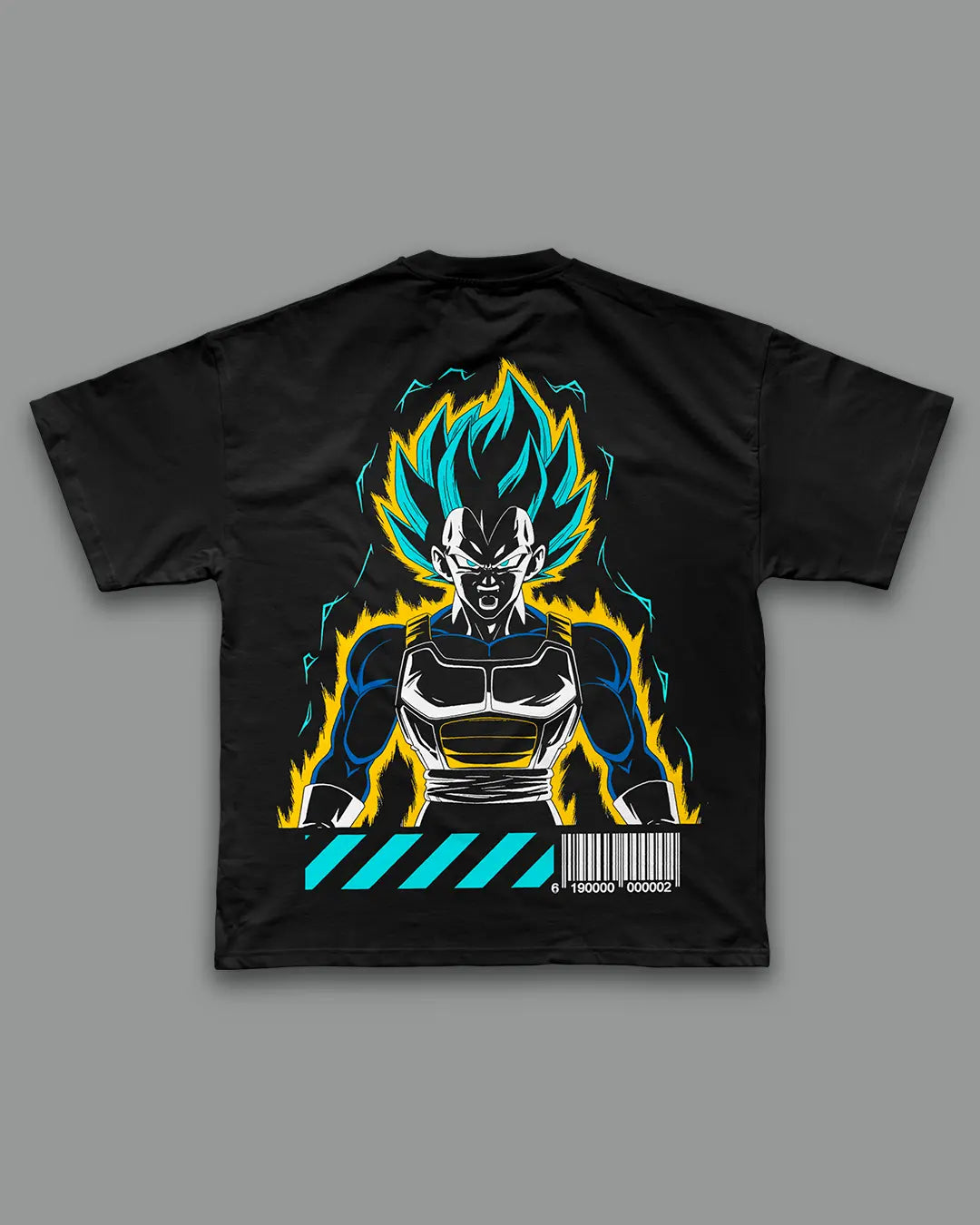 CTP x DBZ: VEGETA – Royal Blood Oversized Tee COVERTHEPUMP