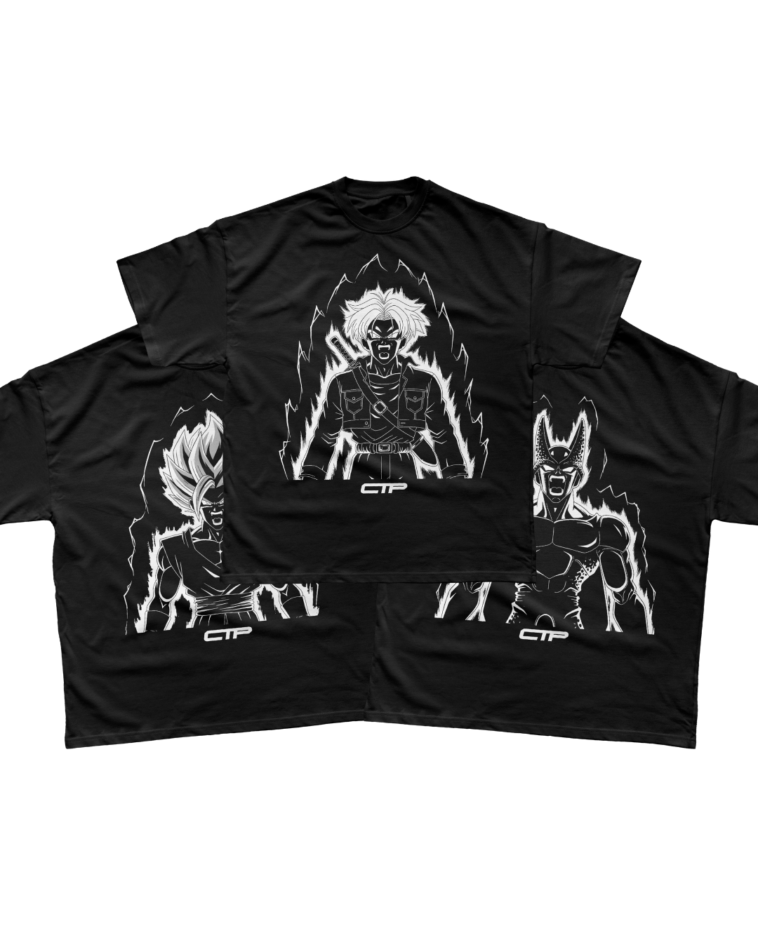 CTP x DBZ: Volume 2 Bundle BW Edition (3 Tees) COVERTHEPUMP