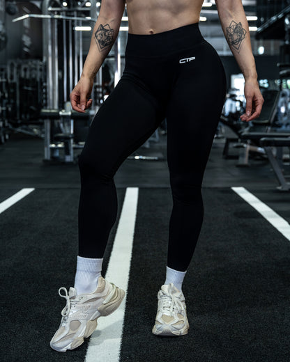 CTP “ELECTRA” SEAMLESS SCRUNCH LEGGINGS IN CHARCOAL