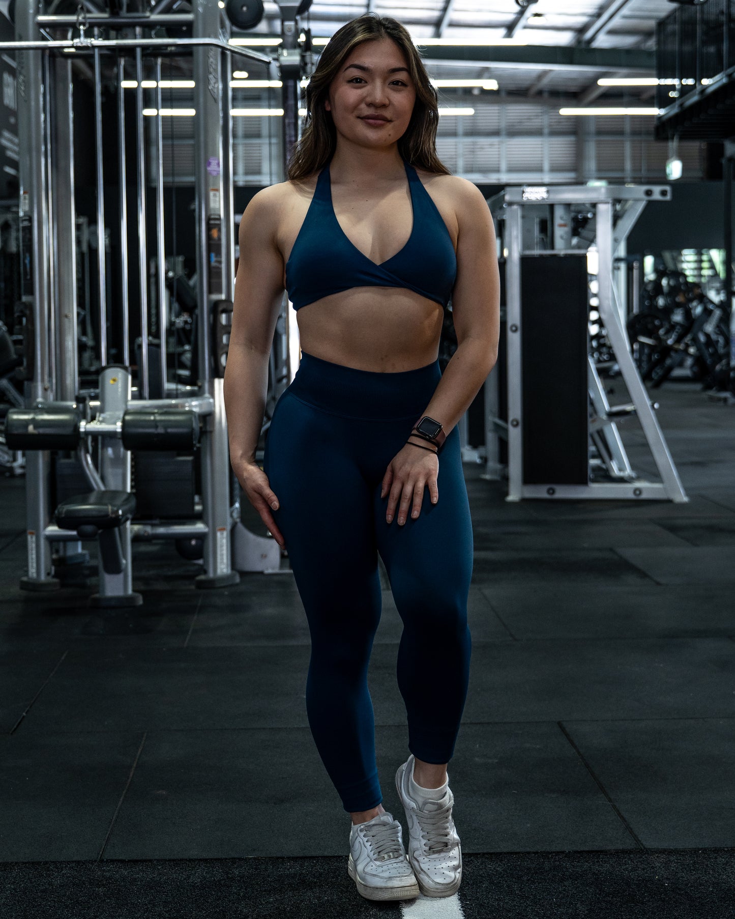 CTP “VEGA” SEAMLESS TWIST BRA IN RIPTIDE