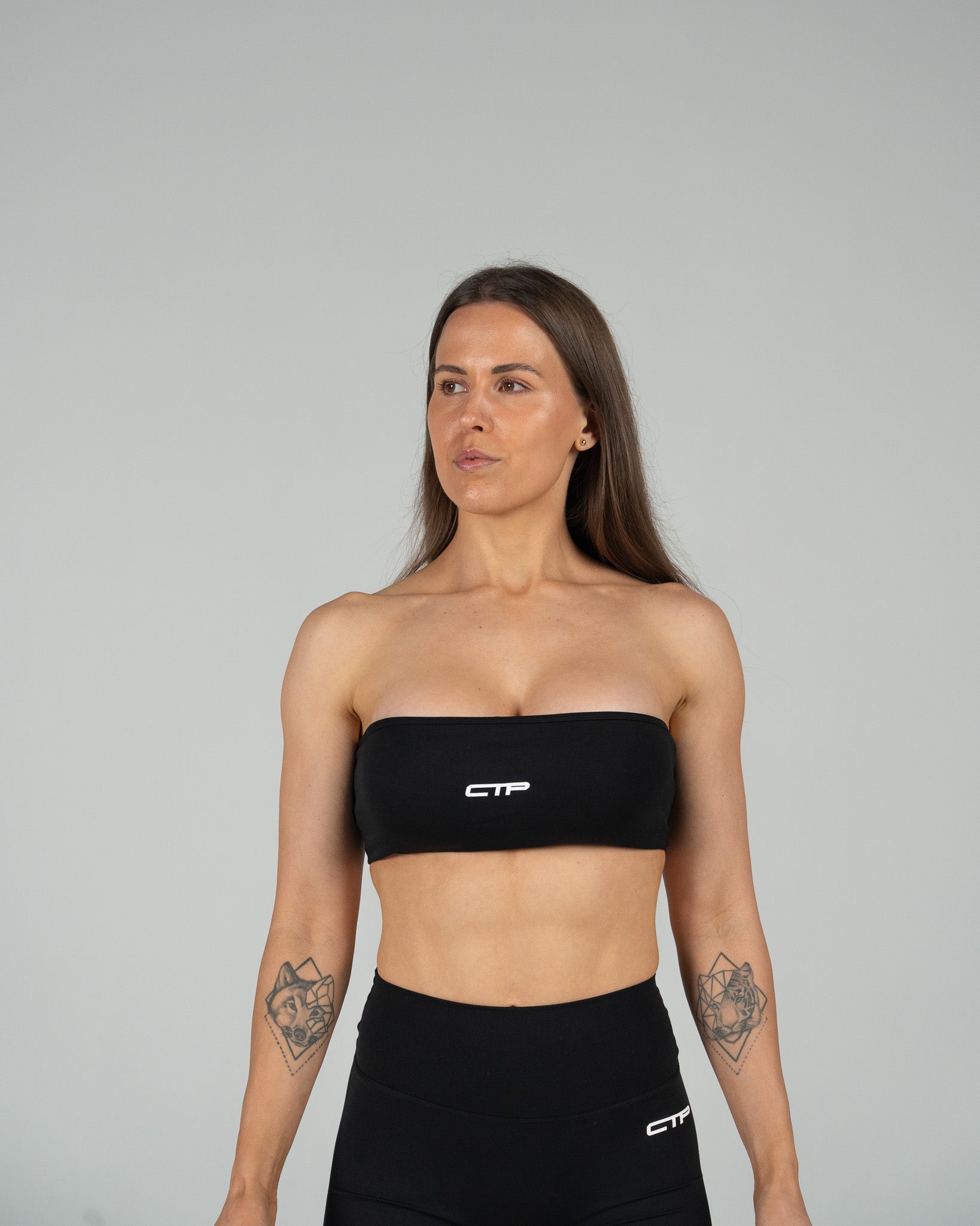 CTP “NOVA” BANDEAU IN RAVEN COVERTHEPUMP