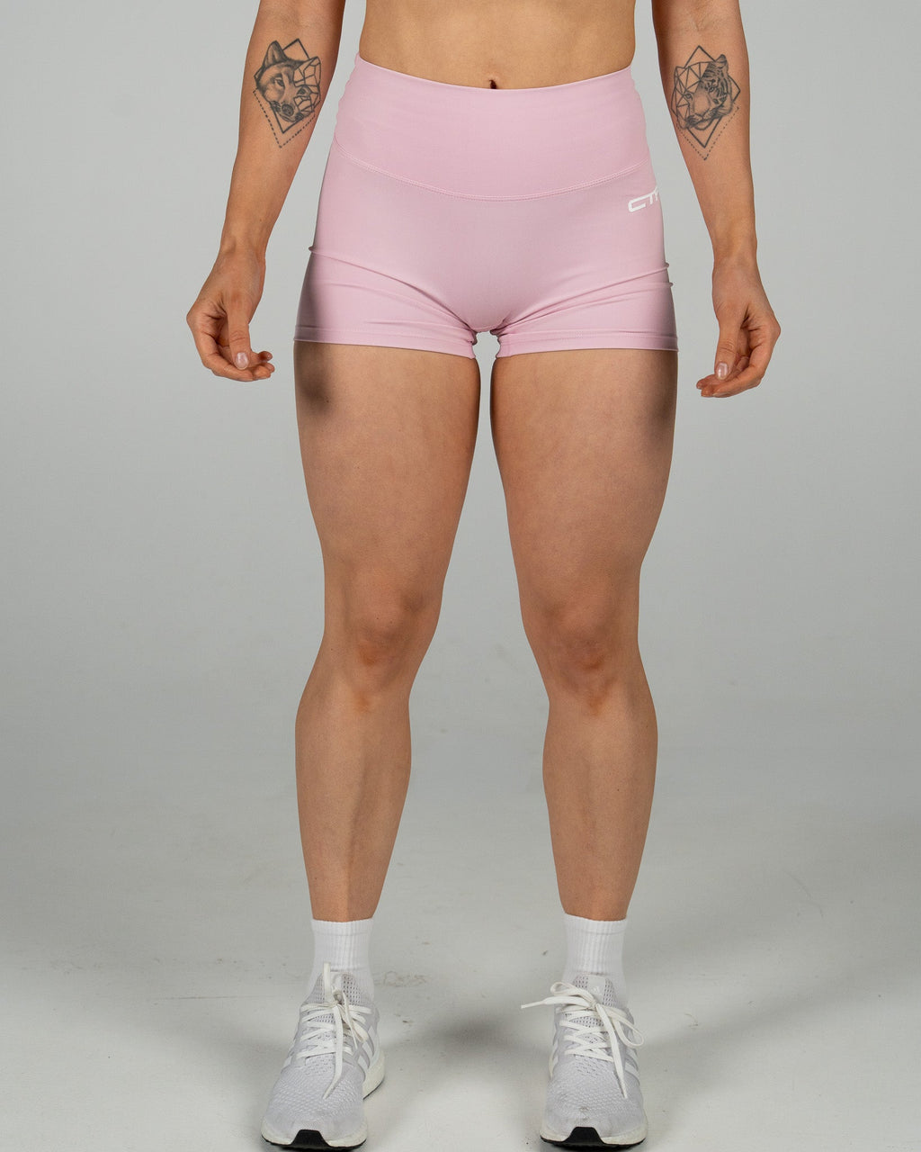CTP “NOVA” SCRUNCH SHORTS IN SAKURA COVERTHEPUMP