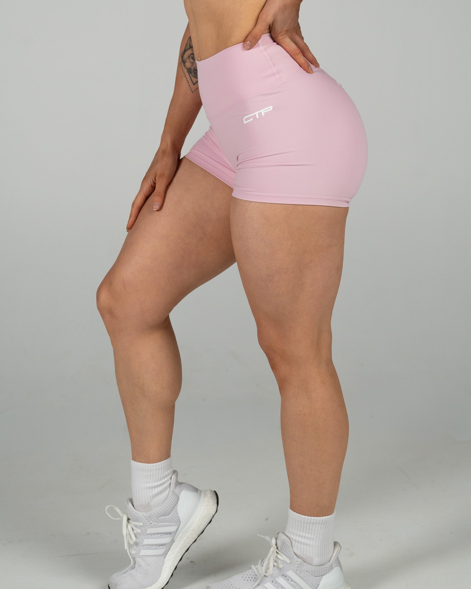 CTP “NOVA” SCRUNCH SHORTS IN SAKURA COVERTHEPUMP