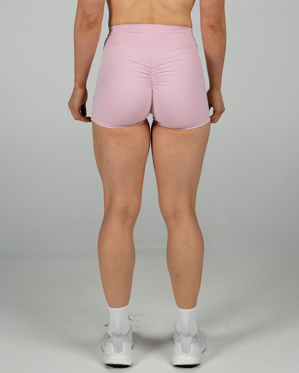 CTP “NOVA” SCRUNCH SHORTS IN SAKURA COVERTHEPUMP