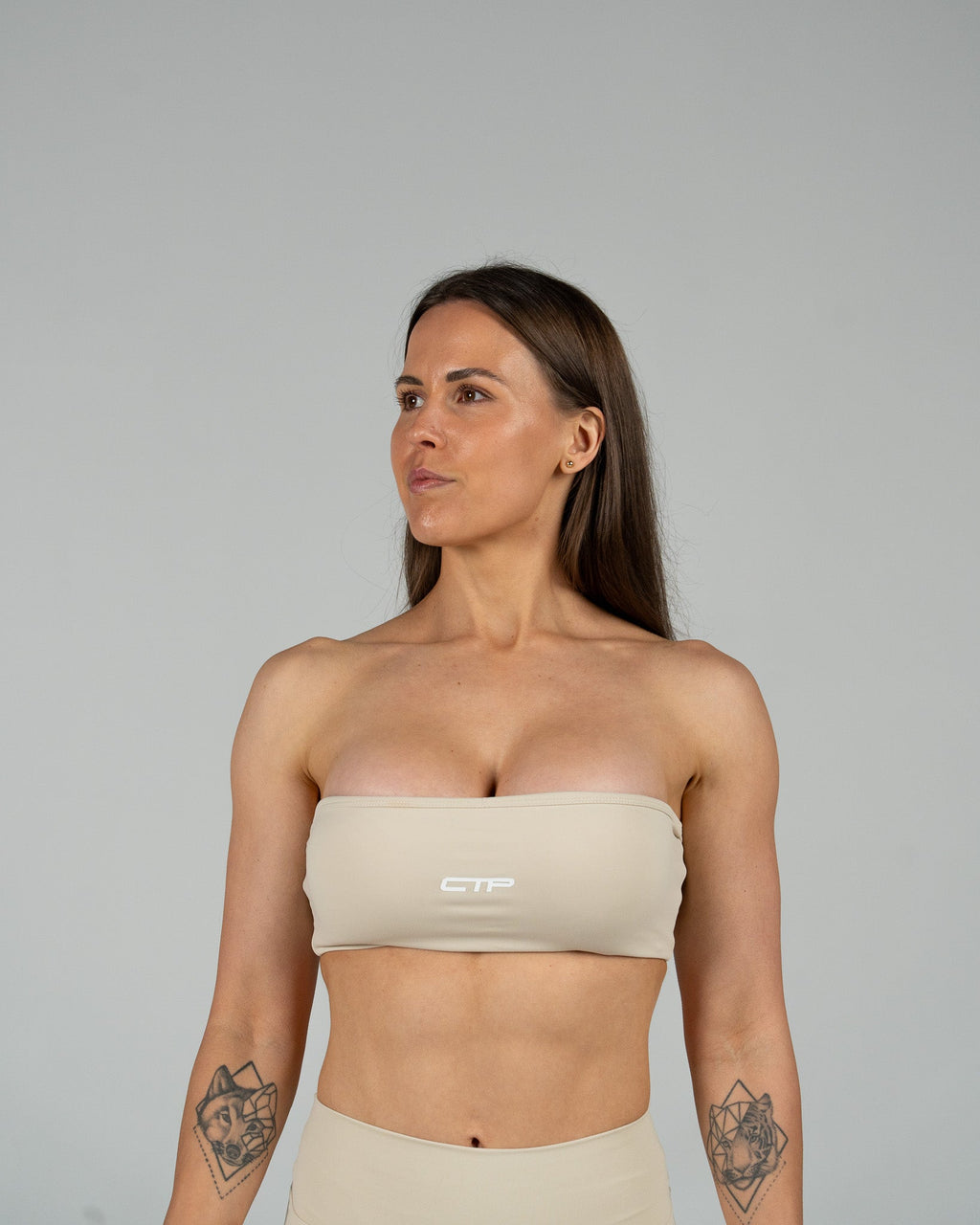 CTP “NOVA” BANDEAU IN VANILLA COVERTHEPUMP