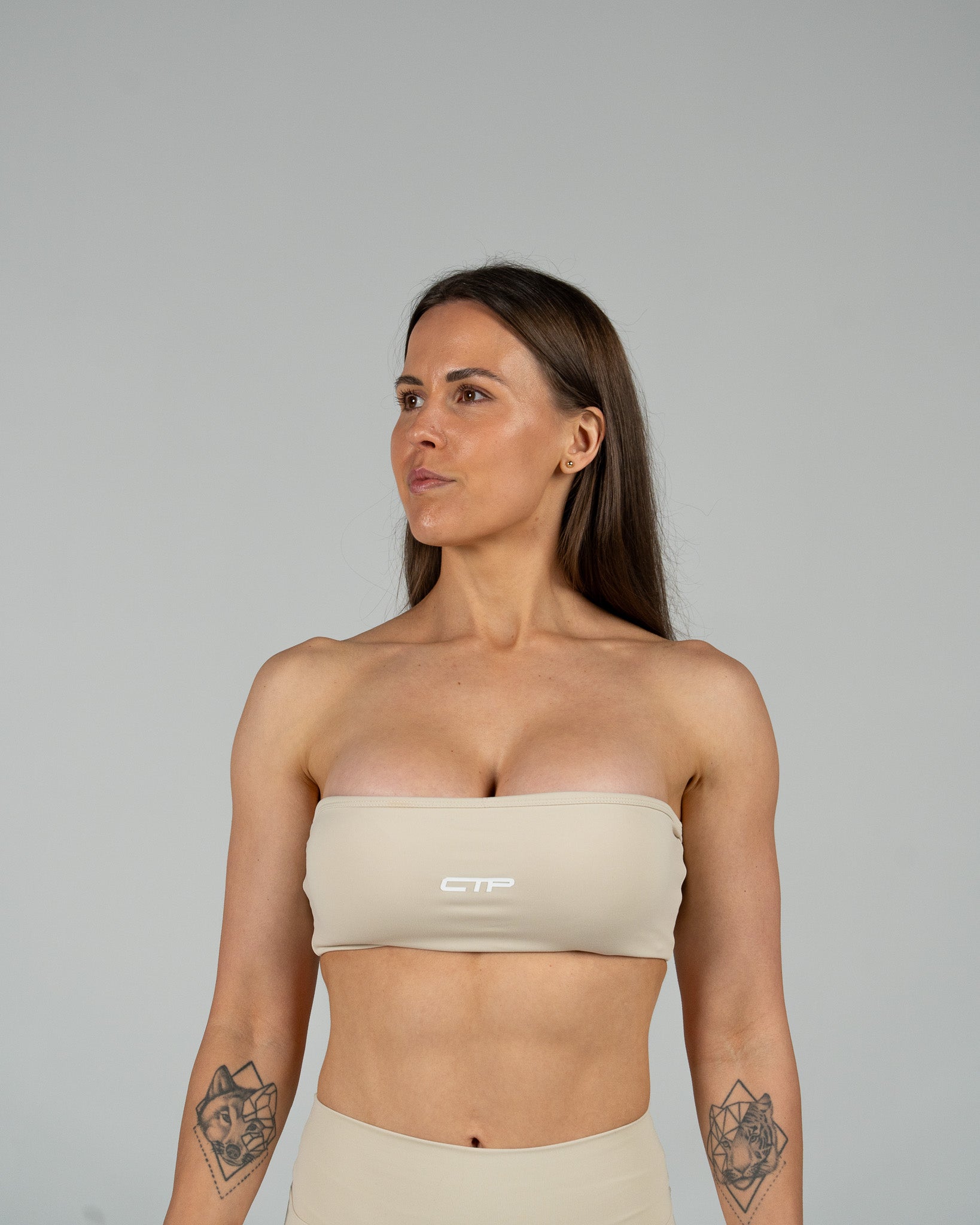 CTP “NOVA” BANDEAU IN VANILLA COVERTHEPUMP