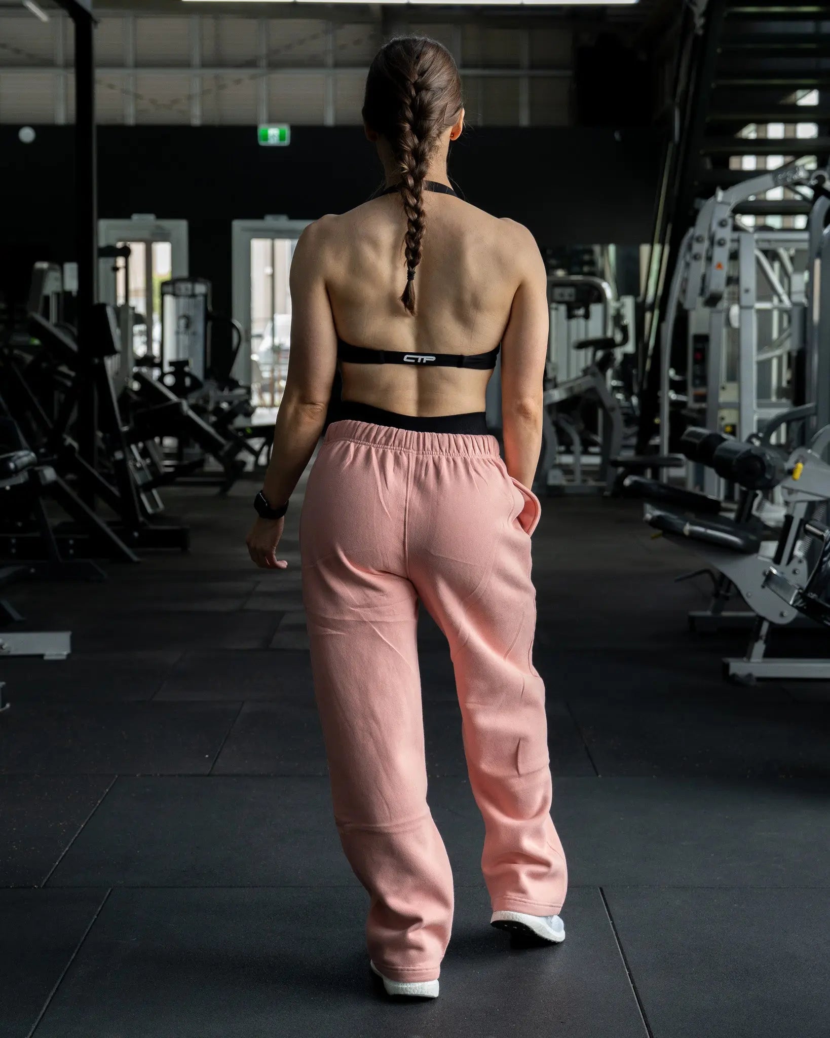 Recover Wide Leg Sweatpants In Light Rose Pink COVERTHEPUMP