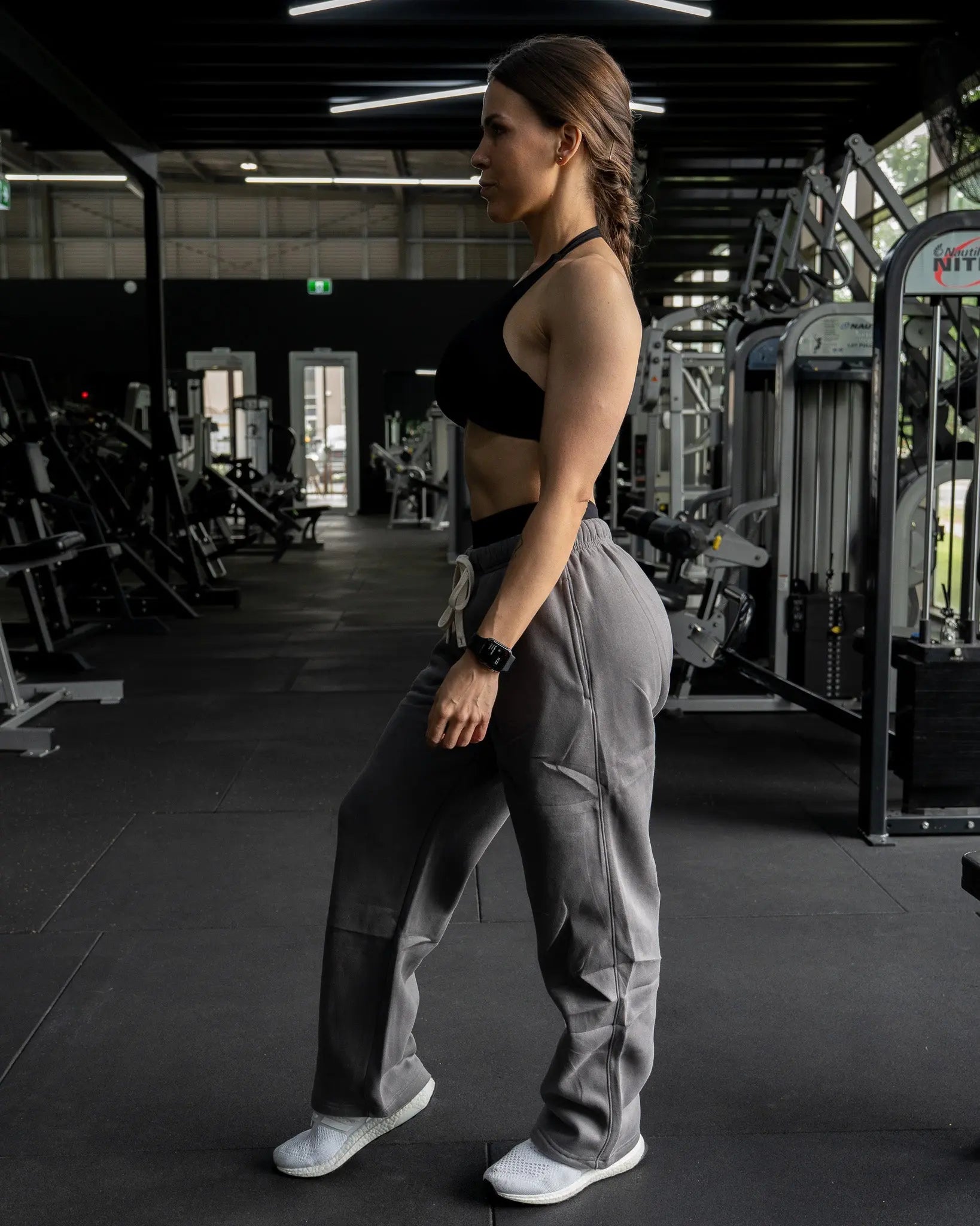 Recover Wide Leg Sweatpants In Pebble Grey COVERTHEPUMP