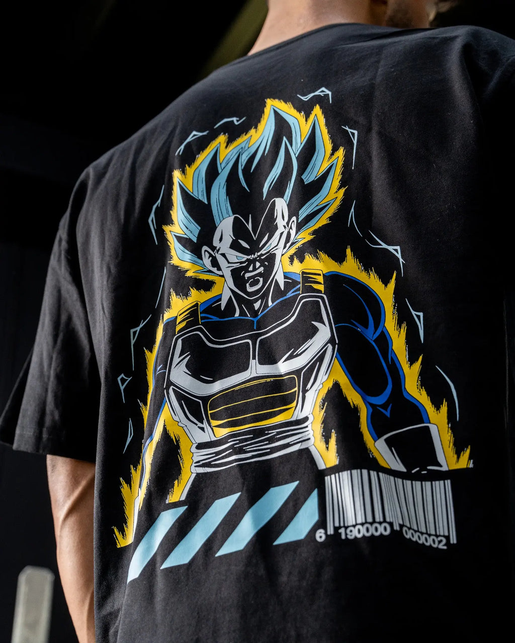 CTP x DBZ: VEGETA – Royal Blood Oversized Tee COVERTHEPUMP