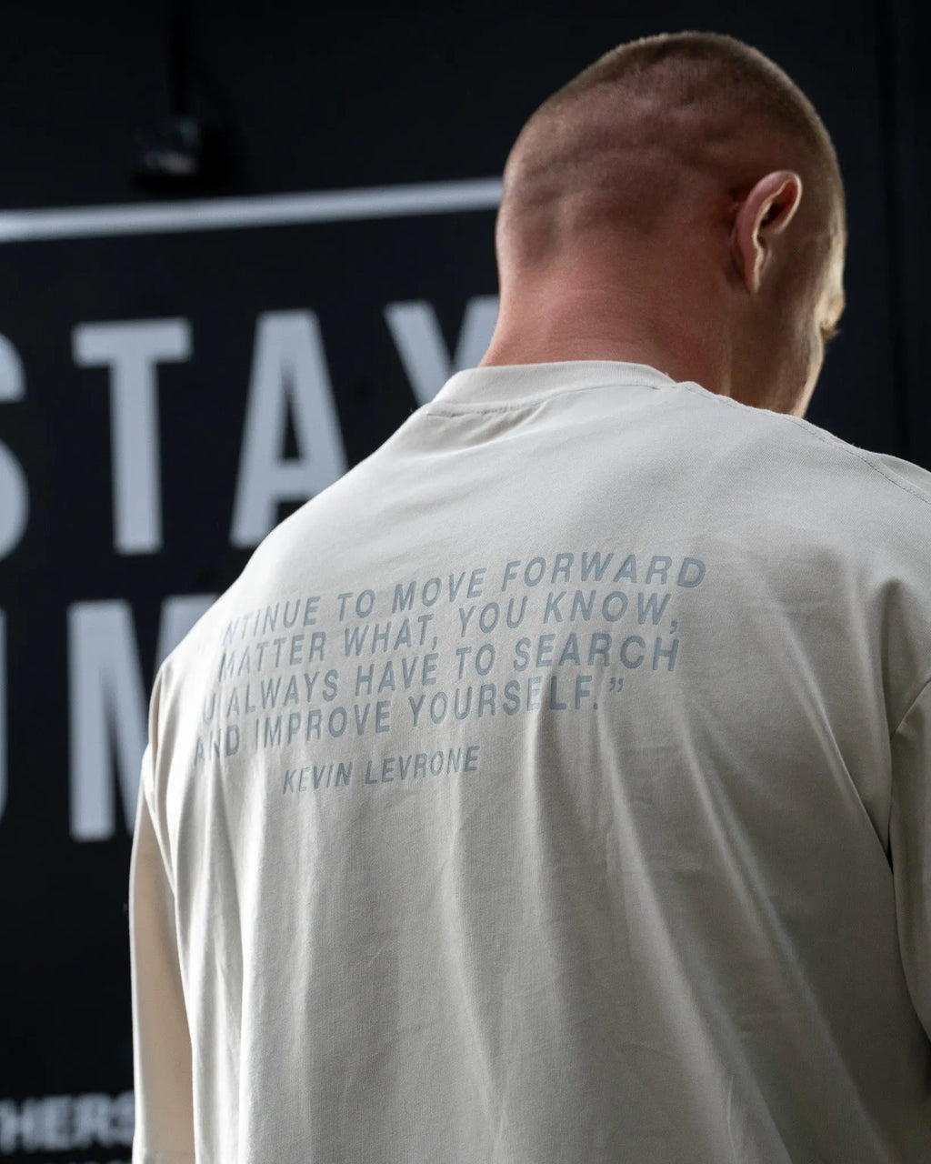 UNCROWNED OVERSIZED TEE IN SAND COVERTHEPUMP