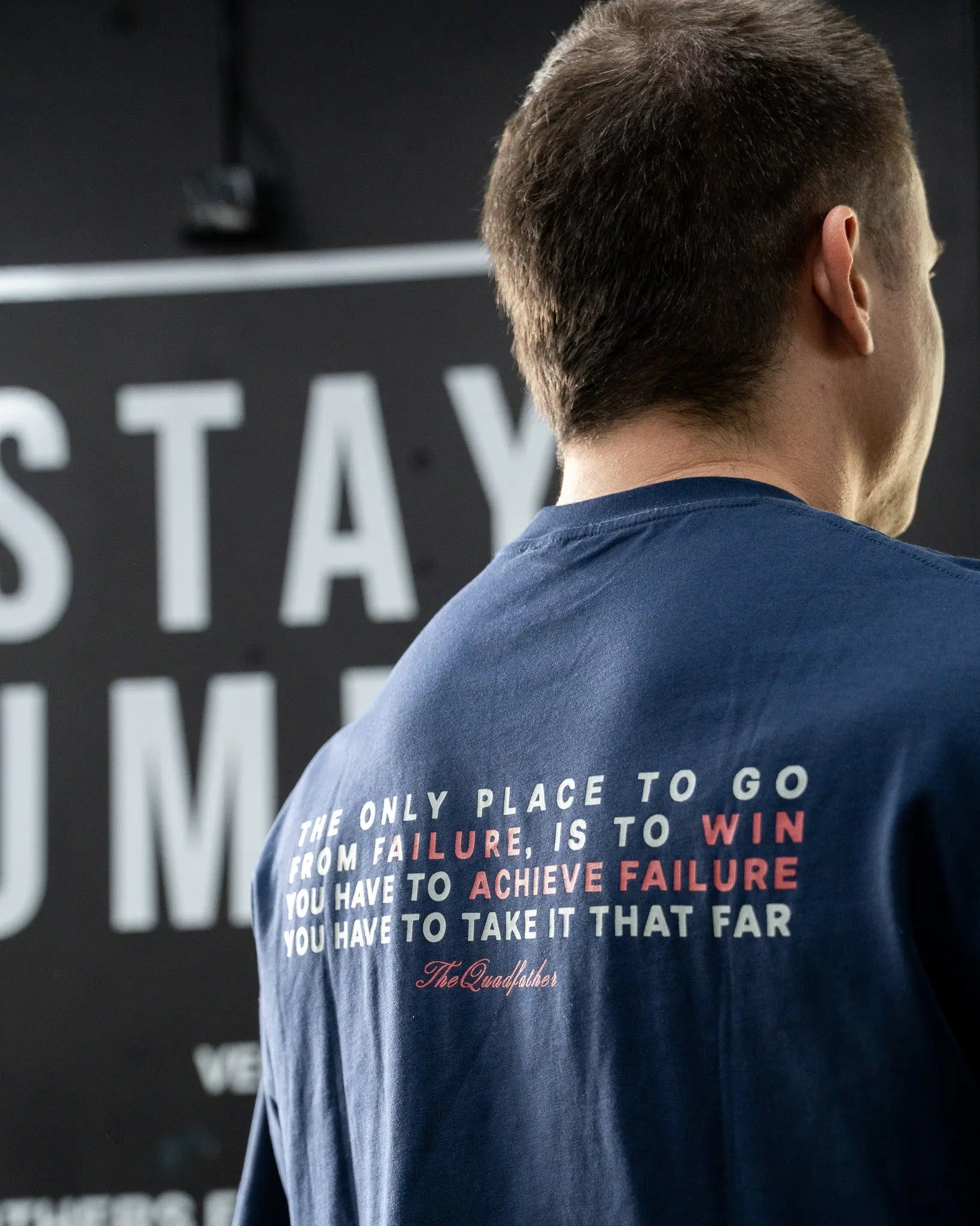 QUADFATHER OVERSIZED TEE IN SAPPHIRE COVERTHEPUMP