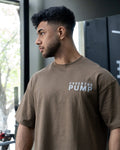UNCROWNED OVERSIZED TEE IN TIMBER COVERTHEPUMP