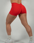 CTP “ASTRA” SCRUNCH SHORTS IN CHILLI COVERTHEPUMP