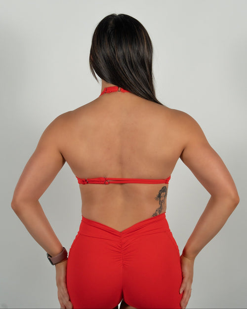 CTP “ASTRA” SPORTS BRA IN CHILLI COVERTHEPUMP