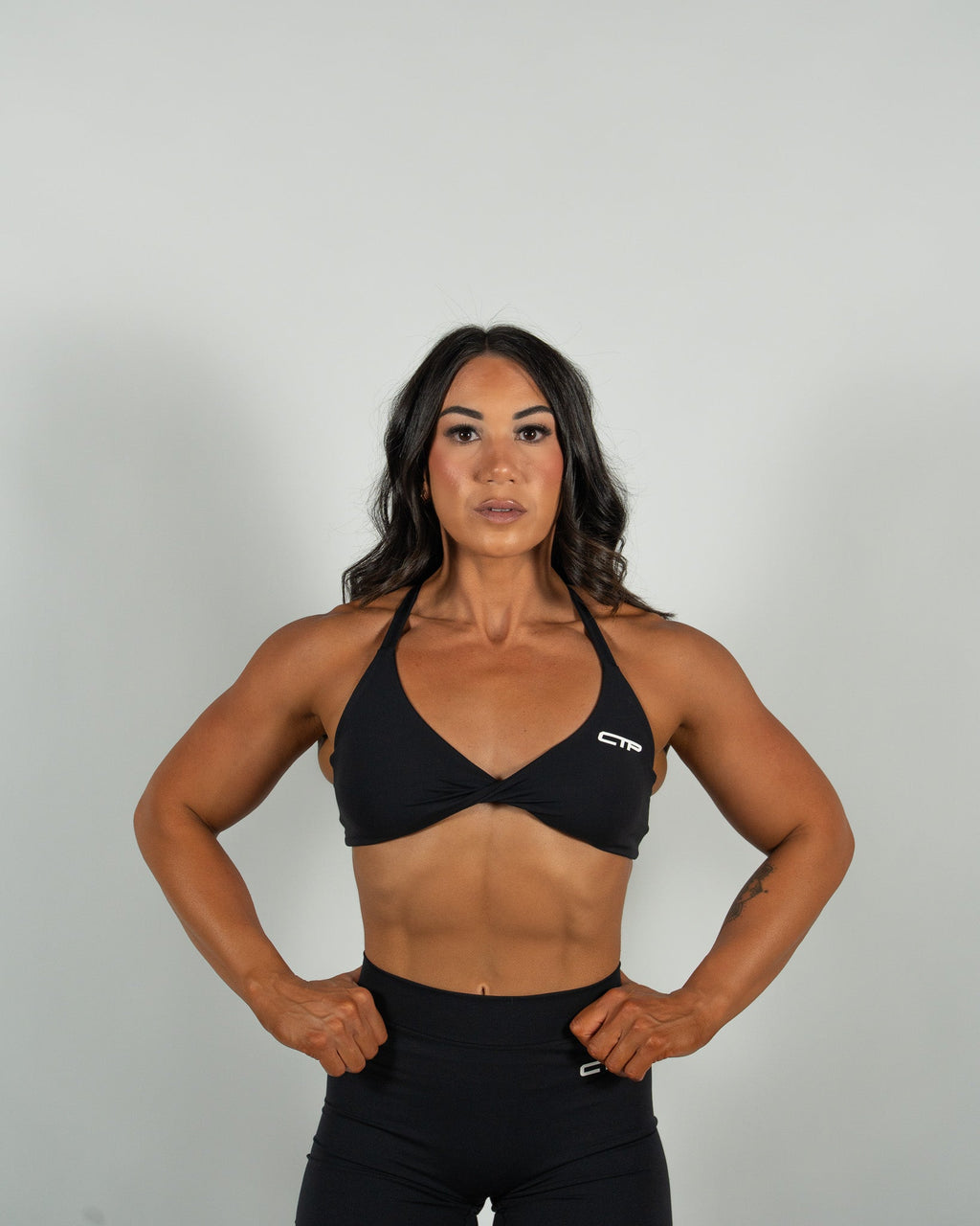 CTP “ELEVATE” SPORTS BRA IN RAVEN COVERTHEPUMP