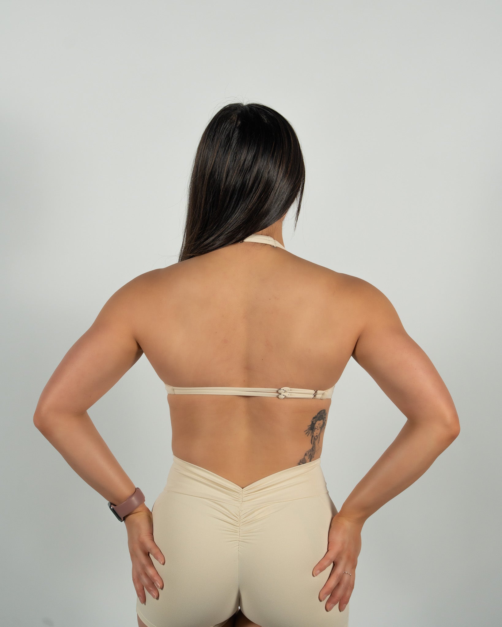 CTP “ASTRA” SPORTS BRA IN CREAM COVERTHEPUMP