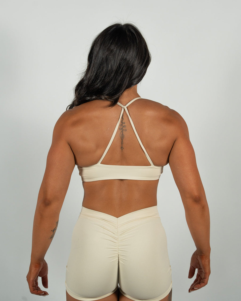 CTP “ELEVATE” SPORTS BRA IN CREAM COVERTHEPUMP