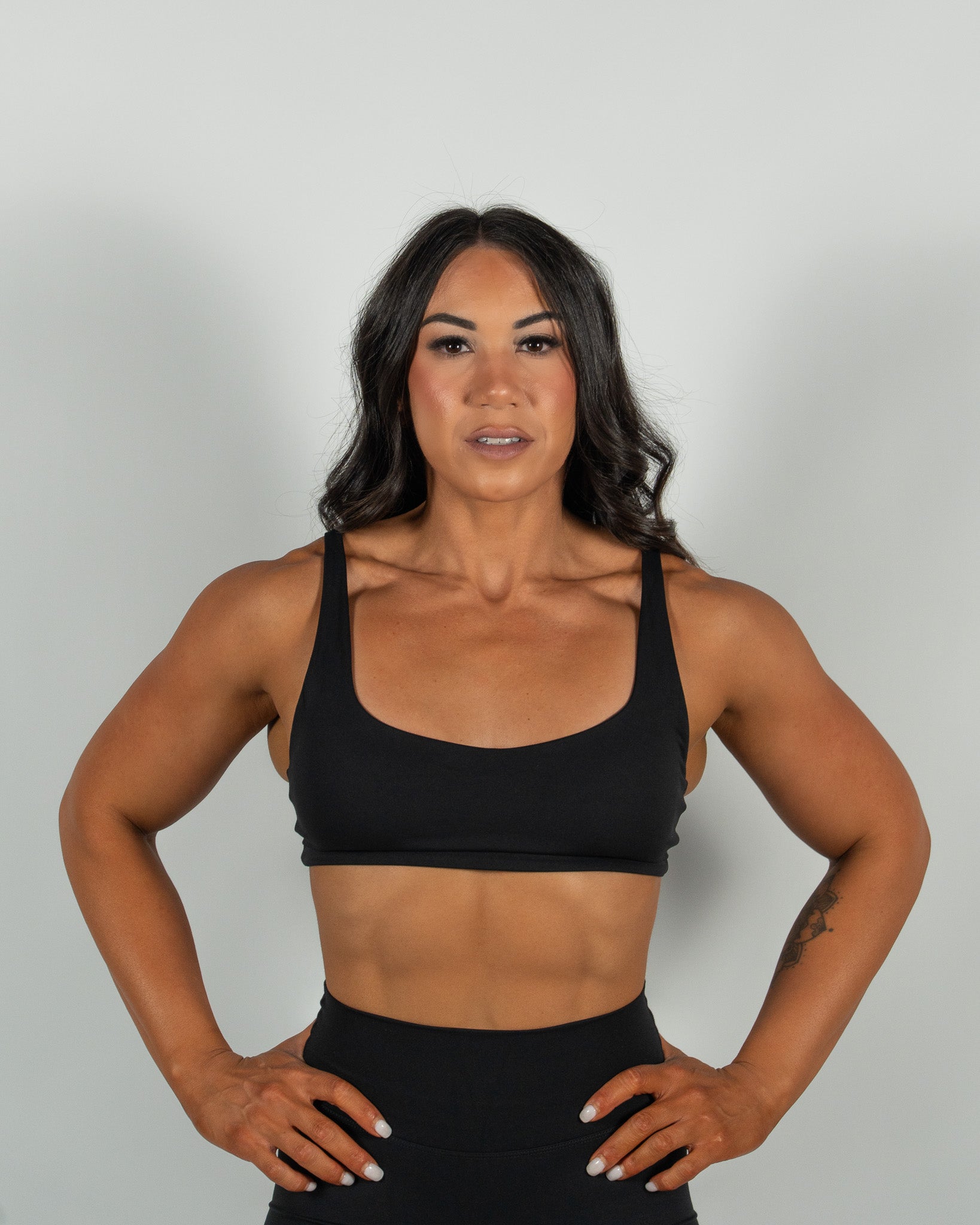 CTP “LYRA” SPORTS BRA IN RAVEN COVERTHEPUMP