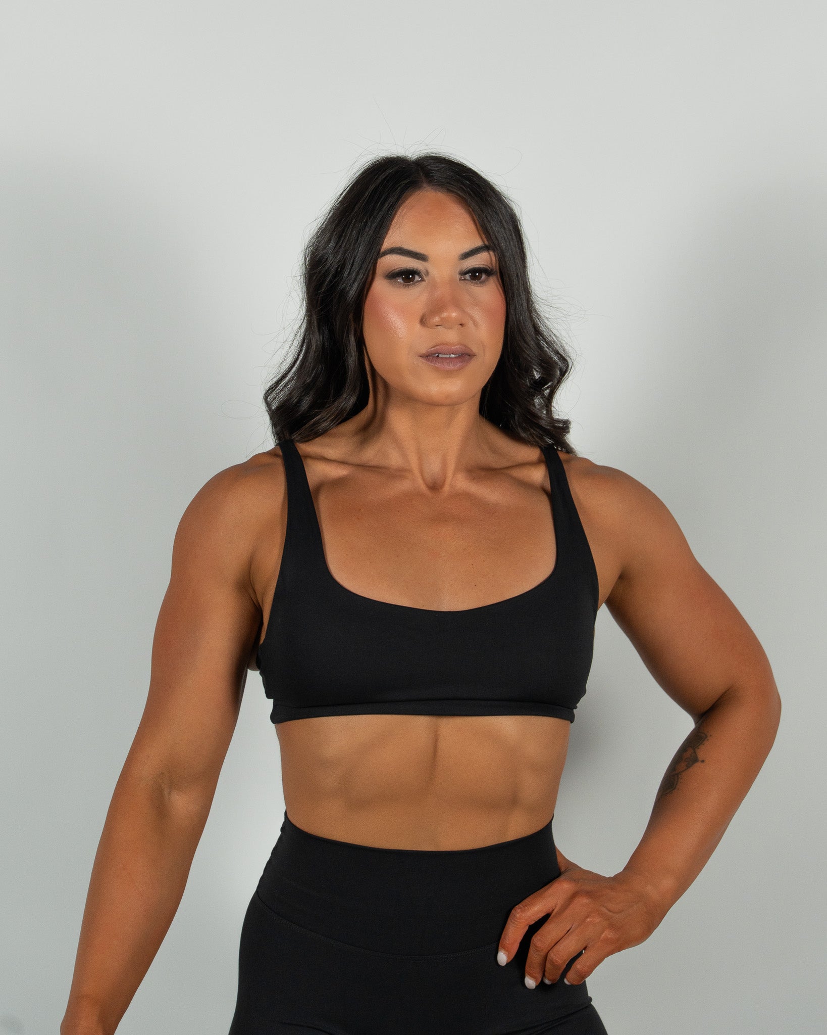 CTP “LYRA” SPORTS BRA IN RAVEN COVERTHEPUMP