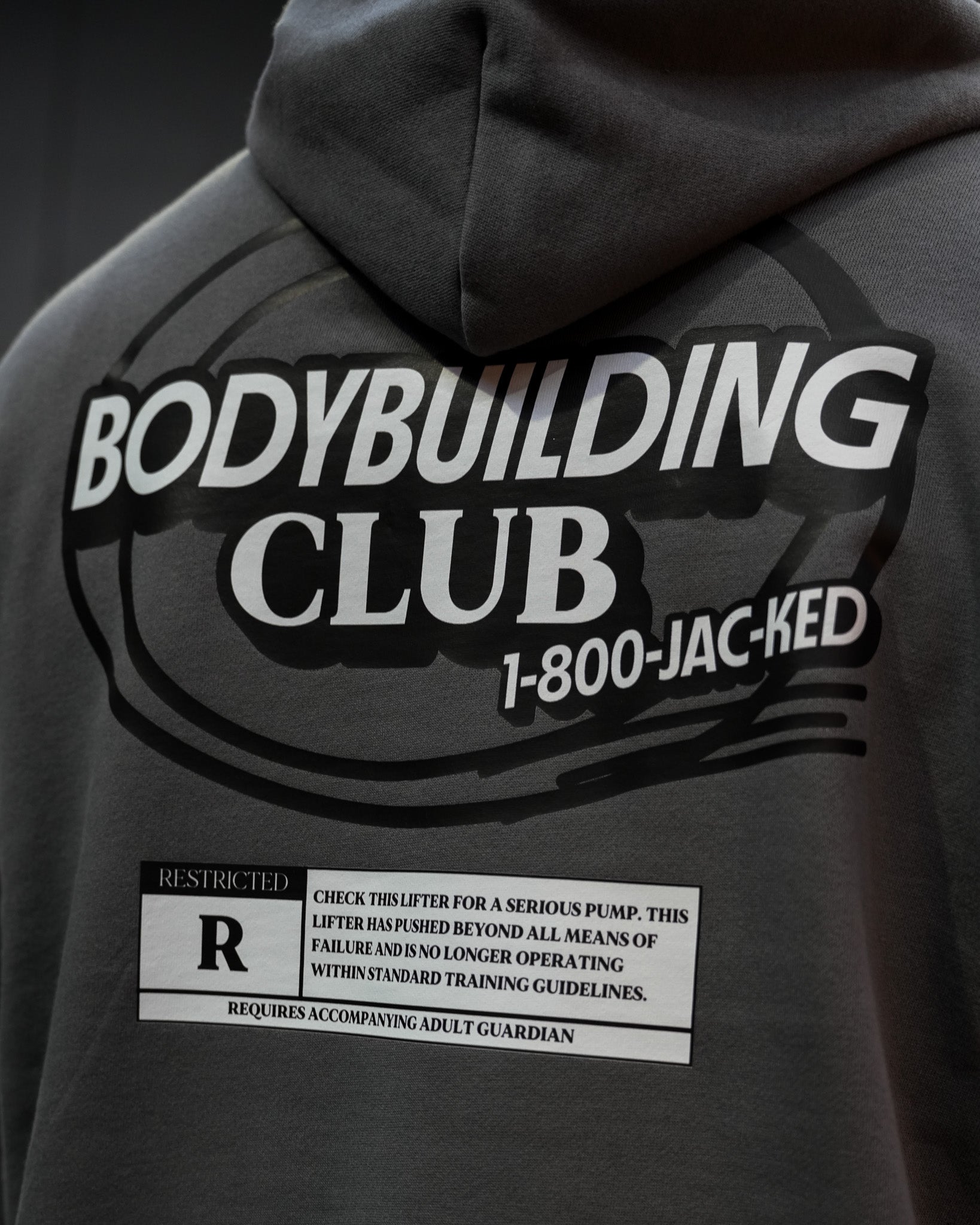 Bodybuilding Club Oversized Hoodie