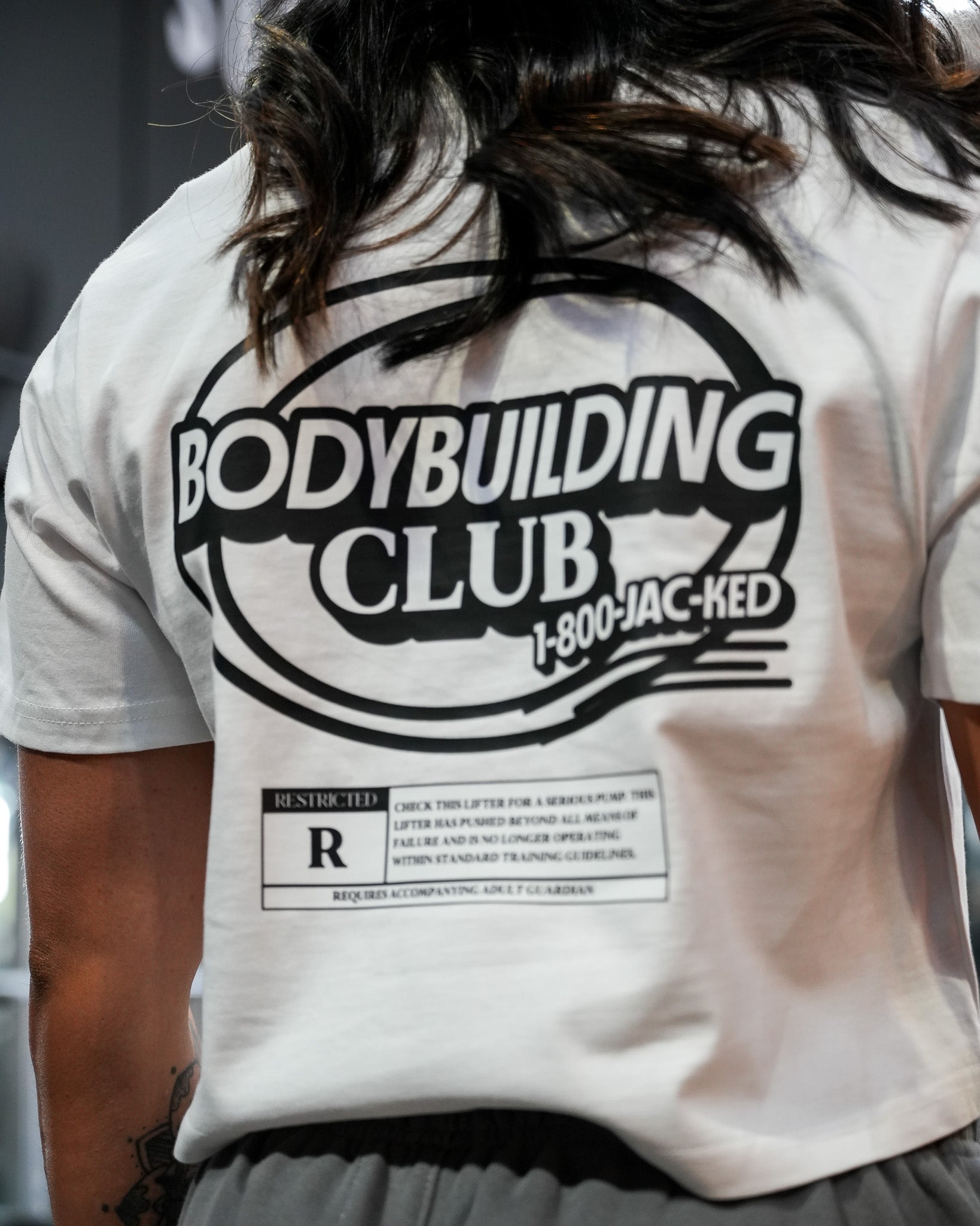 Bodybuilding Club Crop Tee