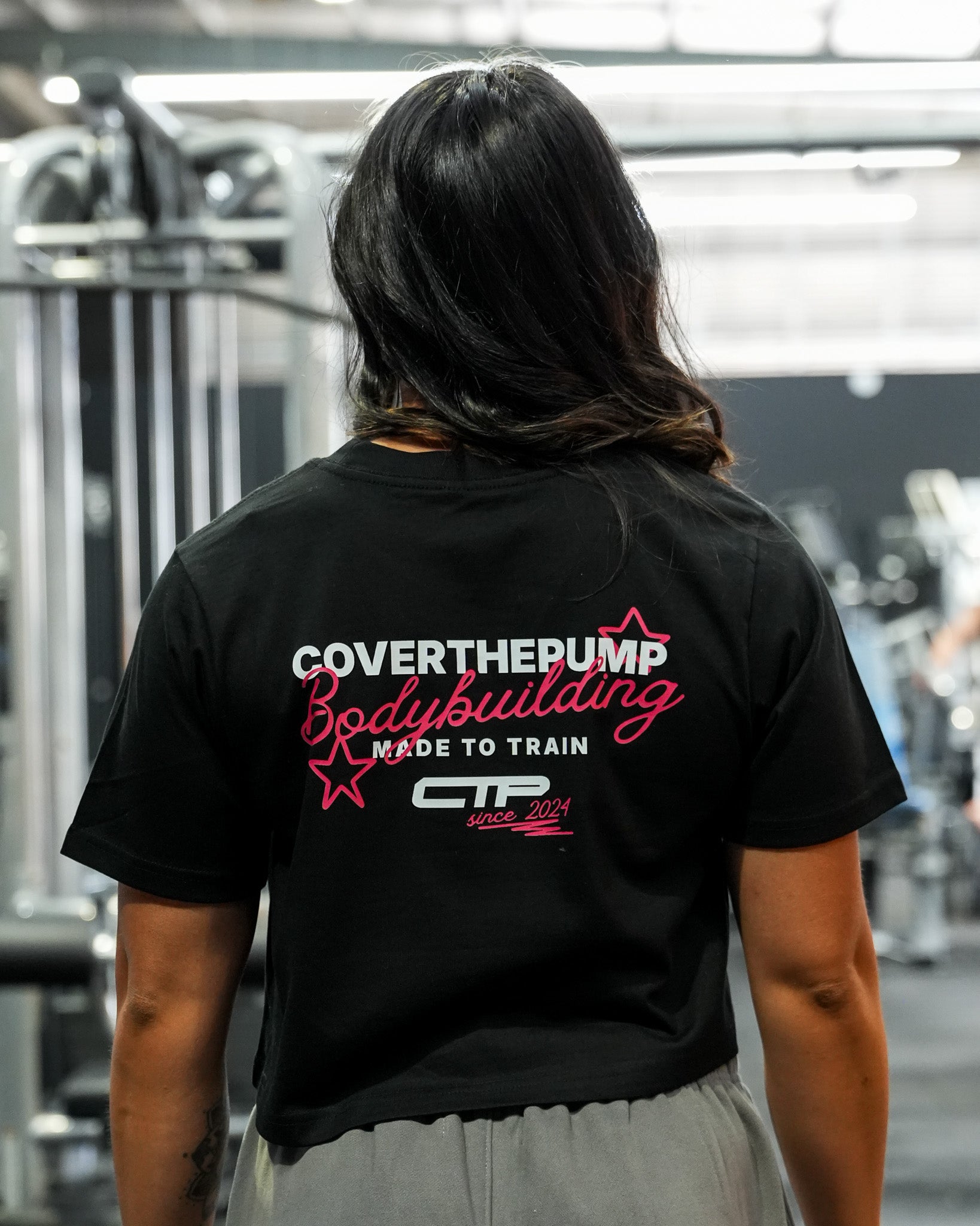 CoverThePump Bodybuilding Crop Tee