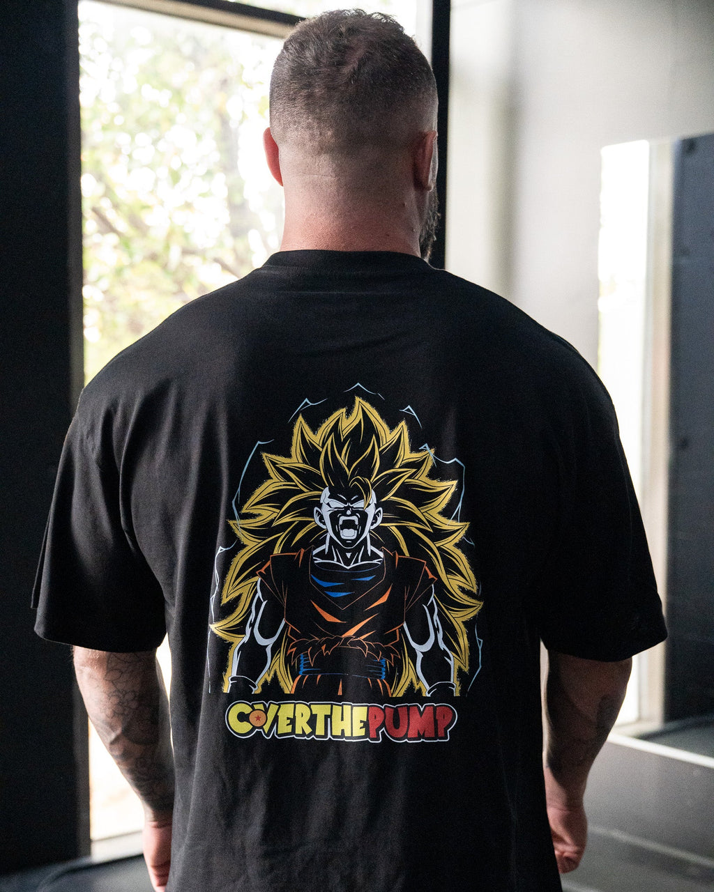 SS3 Goku Oversized T-Shirt COVERTHEPUMP