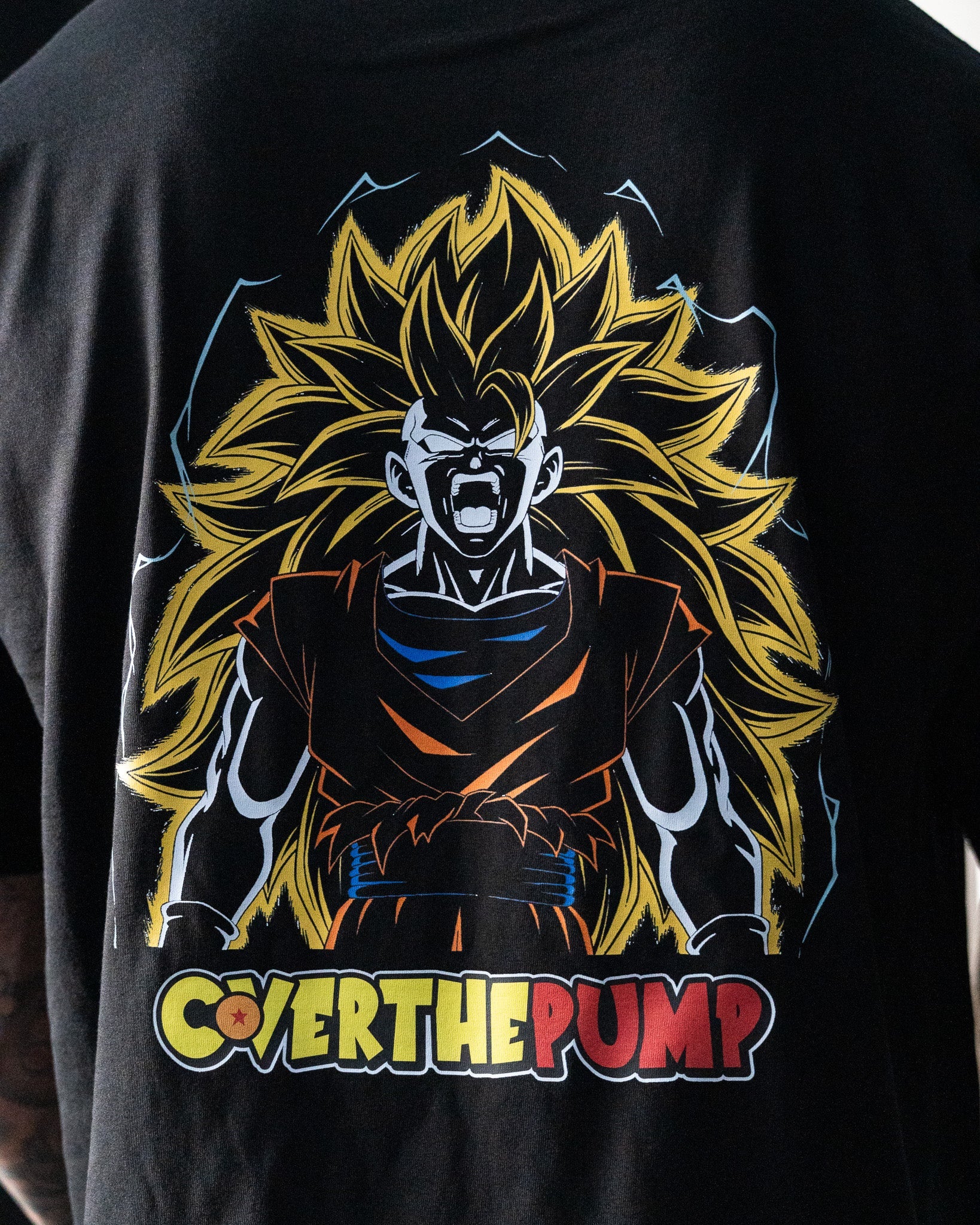 SS3 Goku Oversized T-Shirt COVERTHEPUMP