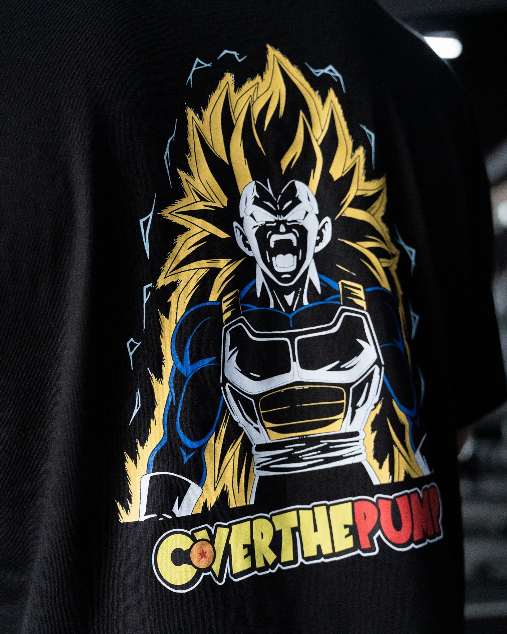 SS3 Vegeta Oversized T-Shirt COVERTHEPUMP
