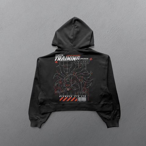 Nine Tails Crop Hoodie