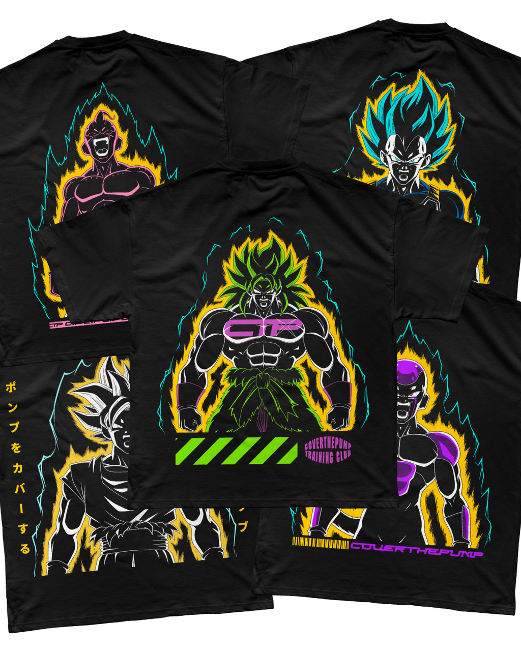 CTP x DBZ: Volume 1 Bundle Coloured Edition (5 Tees) COVERTHEPUMP