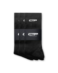 CTP ICON SOCKS IN BLACK (3 PACK) COVERTHEPUMP