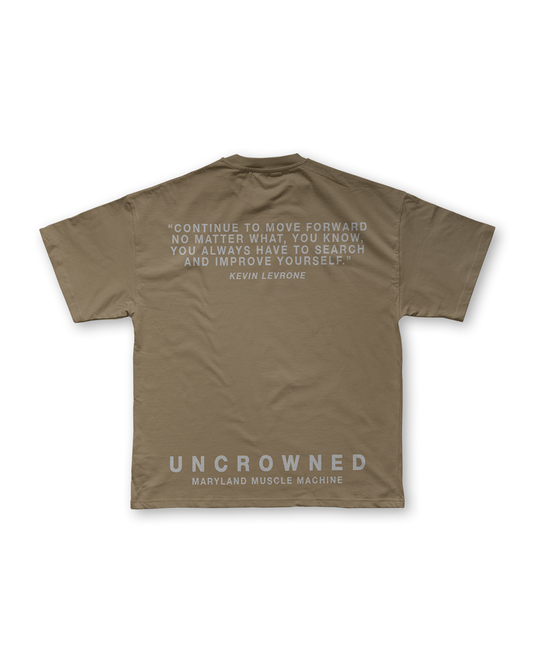 UNCROWNED OVERSIZED TEE IN TIMBER