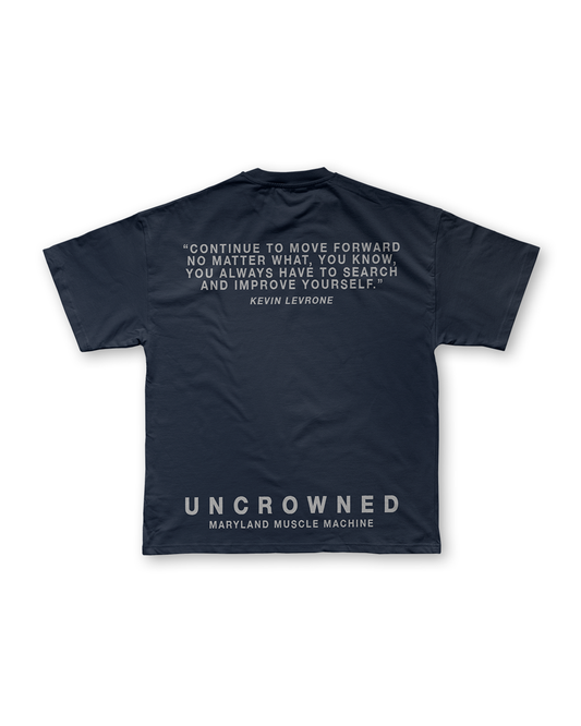UNCROWNED OVERSIZED TEE IN NAVY
