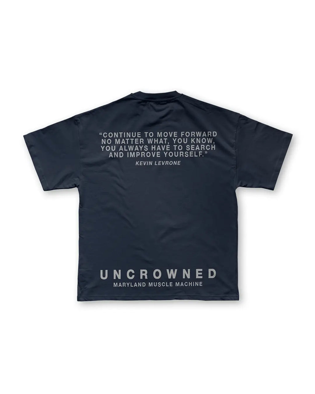 UNCROWNED OVERSIZED TEE IN NAVY COVERTHEPUMP