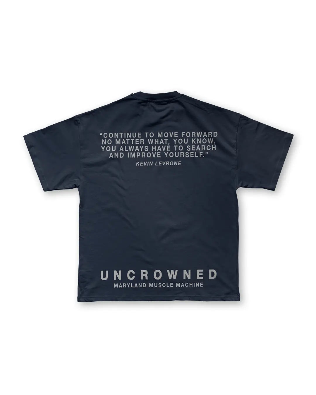 UNCROWNED OVERSIZED TEE IN NAVY COVERTHEPUMP