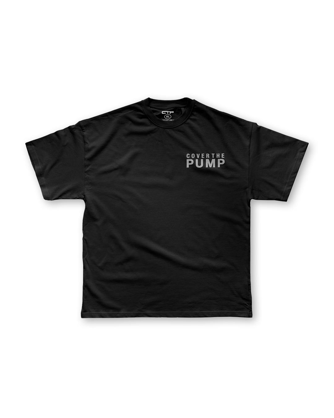 UNCROWNED OVERSIZED TEE IN BLACK
