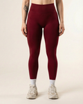 CTP “VEGA” SEAMLESS SCRUNCH LEGGINGS IN CRIMSON COVERTHEPUMP