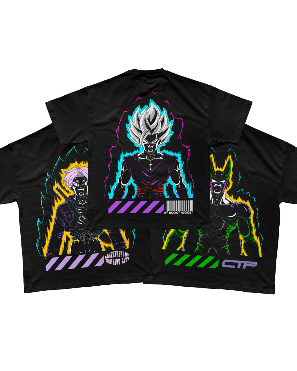 CTP x DBZ: Volume 2 Bundle Coloured Edition (3 Tees) COVERTHEPUMP
